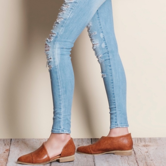 PEYTON Slip On Flats - COGNAC - Picture 3 of 4